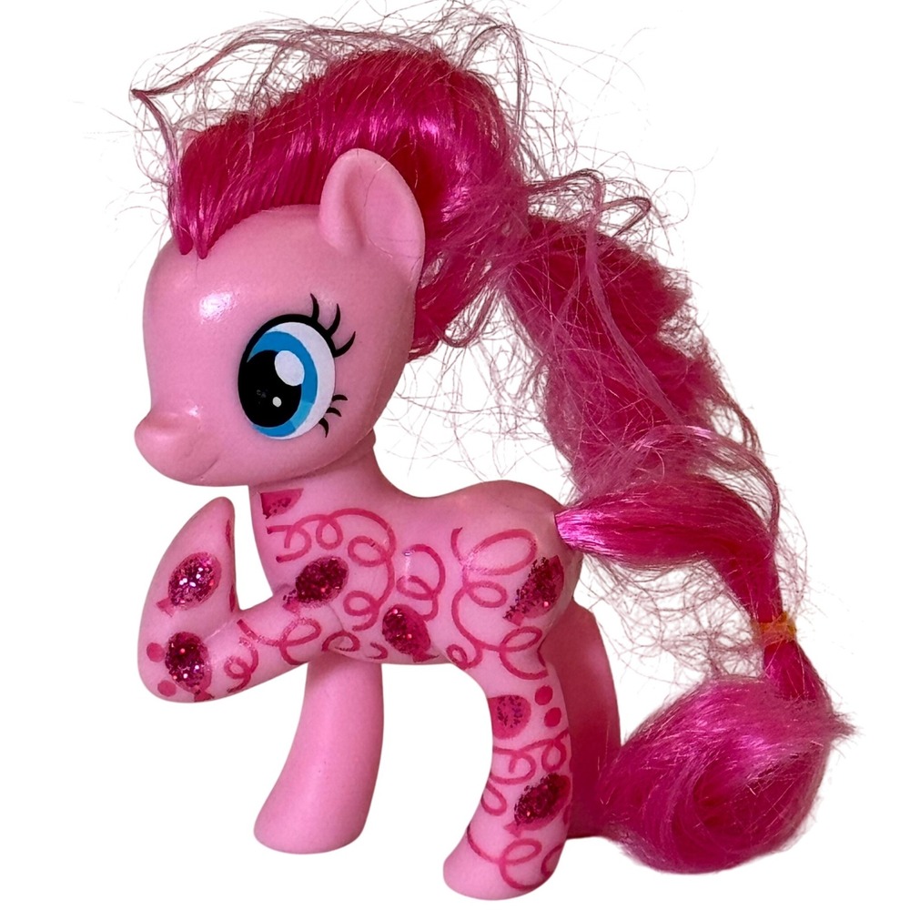 My Little Pony Pinkie Pie Glitter Cutie Mark Magic G4 2016 Hasbro 3.25" Figure